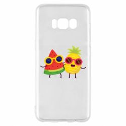 Чехол для Samsung S8 Pineapple with watermelon - PrintSalon