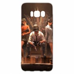Чехол для Samsung S8 Pubg on the throne - PrintSalon