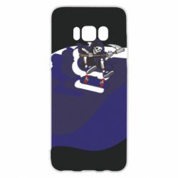 Чохол для Samsung S8 Skater death - PrintSalon
