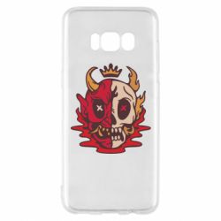 Чехол для Samsung S8 Skull face - PrintSalon