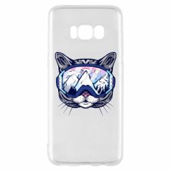 Чехол для Samsung S8 Snowboard Cat - PrintSalon