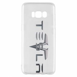 Чехол для Samsung S8 Tesla Car logo - PrintSalon