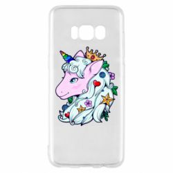 Чехол для Samsung S8 Unicorn Princess - PrintSalon