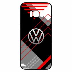 Чехол для Samsung S8 Volkswagen logo and abstraction - PrintSalon