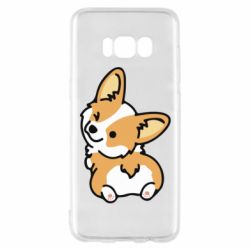 Чехол для Samsung S8 Winking Corgi - PrintSalon