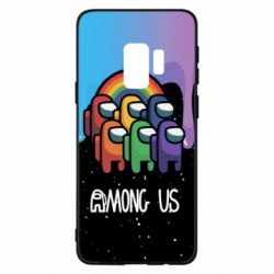 Чехол для Samsung S9 Among Us art paints - PrintSalon