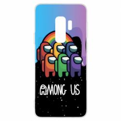 Чехол для Samsung S9+ Among Us art paints - PrintSalon