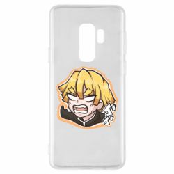 Чехол для Samsung S9+ Angry Zenitsu Agatsuma - PrintSalon