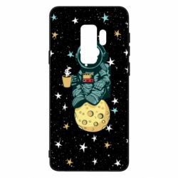Чохол для Samsung S9+ Astronaut and coffee - PrintSalon