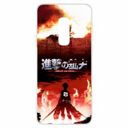 Чехол для Samsung S9+ Attack of the Titans - PrintSalon
