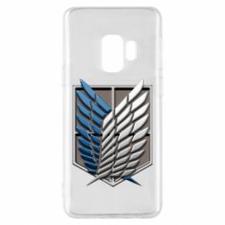Чехол для Samsung S9 Attack Titan Survey Corps Logo 3D - PrintSalon