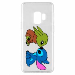 Чехол для Samsung S9 Baby Yoda And Stitch - PrintSalon
