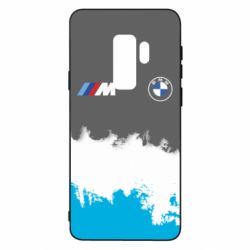 Чехол для Samsung S9+ BMW logo and gray background - PrintSalon