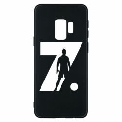 Чехол для Samsung S9 Cristiano Ronaldo Silhouette Art - PrintSalon