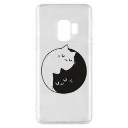 Чехол для Samsung S9 Cute yin yang cats - PrintSalon