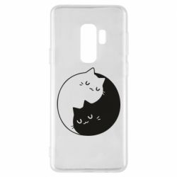 Чехол для Samsung S9+ Cute yin yang cats - PrintSalon