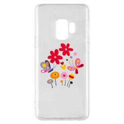 Чехол для Samsung S9 Flowers and Butterflies - PrintSalon