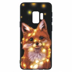 Чохол для Samsung S9 Fox And Christmas Lights - PrintSalon