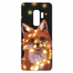 Чохол для Samsung S9+ Fox And Christmas Lights - PrintSalon