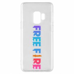 Чехол для Samsung S9 Free fire gradient logo - PrintSalon