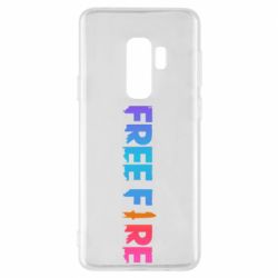 Чехол для Samsung S9+ Free fire gradient logo-PrintSalon Чехол для Samsung S9+ Free fire gradient logo