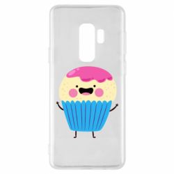 Чехол для Samsung S9+ Funny cupcake with smile - PrintSalon