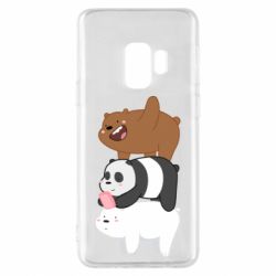 Чехол для Samsung S9 Гризли Панда и Белый - PrintSalon