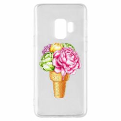 Чехол для Samsung S9 Ice cream flowers - PrintSalon