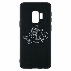 Чехол для Samsung S9 Кот Саймона Любовь - PrintSalon