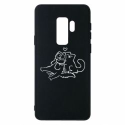 Чехол для Samsung S9+ Кот Саймона Любовь - PrintSalon