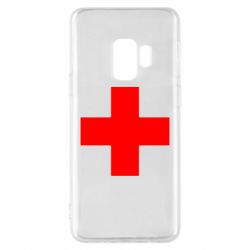 Чехол для Samsung S9 Красный крест - PrintSalon