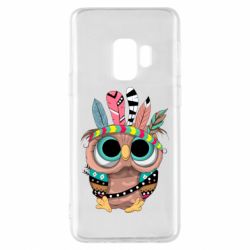 Чехол для Samsung S9 Little owl with feathers - PrintSalon