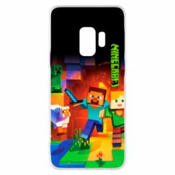 Чехол для Samsung S9 Майнкрафт - PrintSalon