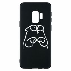 Чехол для Samsung S9 Милый Кот Саймона - PrintSalon