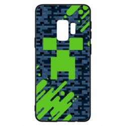 Чехол для Samsung S9 Minecraft Creeper - PrintSalon