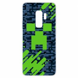 Чехол для Samsung S9+ Minecraft Creeper - PrintSalon