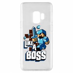 Чехол для Samsung S9 Minecraft Like a Boss - PrintSalon