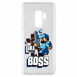 Чехол для Samsung S9+ Minecraft Like a Boss - PrintSalon