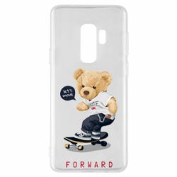 Чохол для Samsung S9+ Медведик теді на скейті-PrintSalon Чохол для Samsung S9+ Медведик теді на скейті