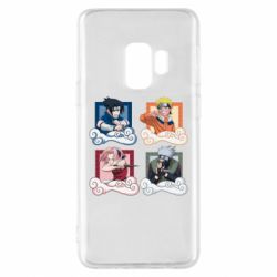 Чехол для Samsung S9 Naruto team 7 in action - PrintSalon