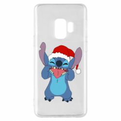 Чехол для Samsung S9 Новогодний Стич - PrintSalon