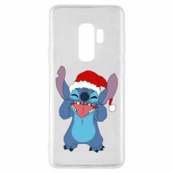 Чехол для Samsung S9+ Новогодний Стич - PrintSalon