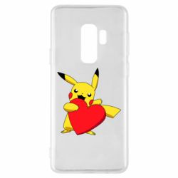 Чехол для Samsung S9+ Pikachu Heart - PrintSalon
