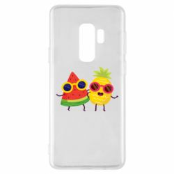 Чехол для Samsung S9+ Pineapple with watermelon - PrintSalon