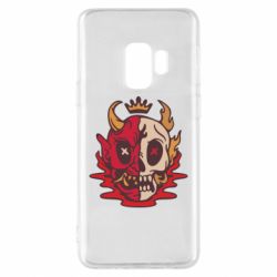 Чехол для Samsung S9 Skull face - PrintSalon