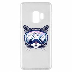 Чехол для Samsung S9 Snowboard Cat - PrintSalon