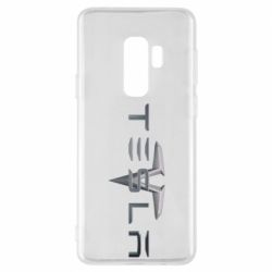 Чехол для Samsung S9+ Tesla Car logo - PrintSalon