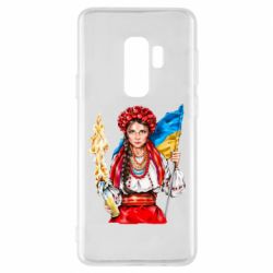 Чехол для Samsung S9+ Украинская девушка в венку - PrintSalon