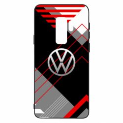 Чехол для Samsung S9+ Volkswagen logo and abstraction - PrintSalon