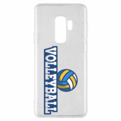 Чехол для Samsung S9+ Volleyball text and ball - PrintSalon